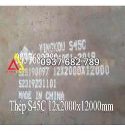 TẤM THÉP S45C 12MM TRUNG QUỐC